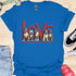 Love is a four legged word - V4 - The Family T-Shirt